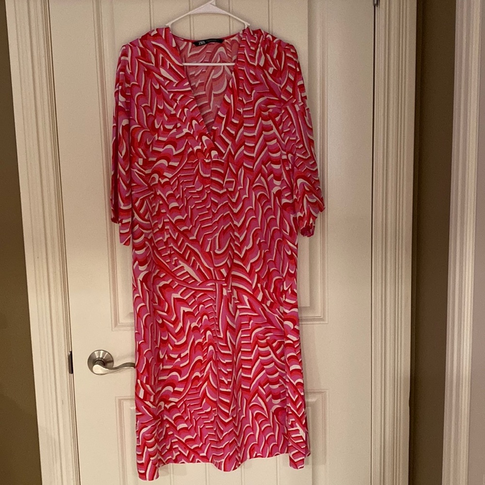 Printed Tunic Dress Multicoloured